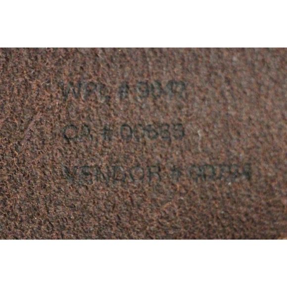 Eddie Bauer SADDLE BROWN GENUINE LEATHER 1.25"Wd CASUAL MEN'S BELT Sz 36/90 (F88 - Picture 8 of 11